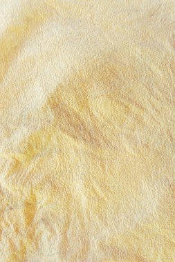 Doğal sarı tekstil kumaş dokusu. Tuval malzemesi.