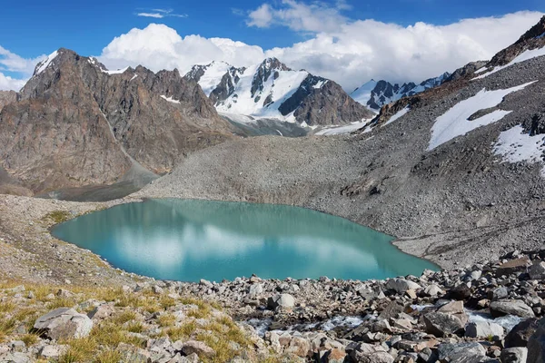 Paisaje Montaña Maravilloso Lago Montaña Pico Mundo Belleza Vista Pintoresca — Foto de Stock