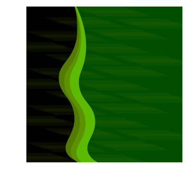 Reklam posterleri, broşürler, kartvizitler için soyut koyu yeşil arka plan. Site için arka plan. Vektör illüstrasyonu.