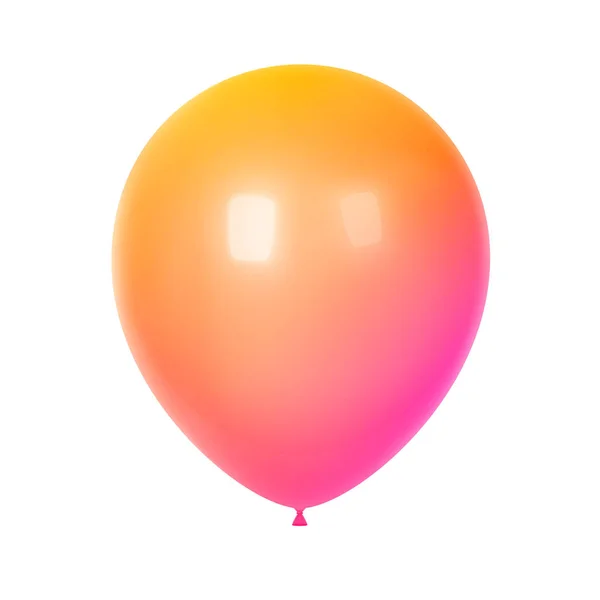 Globo Colorido Realista Globo Cumpleaños Para Fiestas Celebraciones Aislado Sobre — Vector de stock