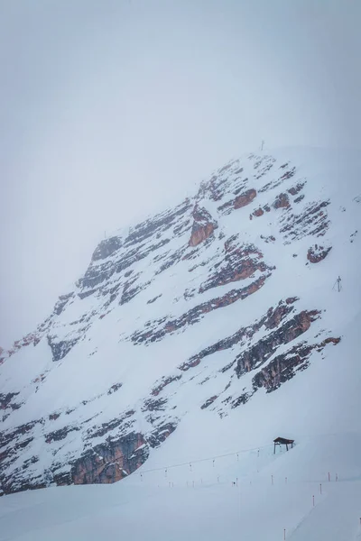 Zugspitze Hegy Wetterstein Hegység Legmagasabb Csúcsa Valamint Németország Legmagasabb Hegye — Stock Fotó