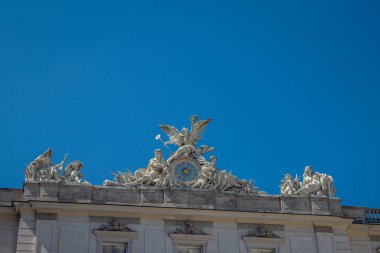 Neues Schloss Herrenchiemsee (saray) manzarası. Styl 'a dayanarak.