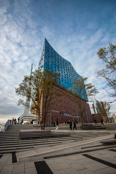 Elbphilharmonie Una Sala Conciertos Barrio Hafen Hamburgo Alemania — Foto de Stock