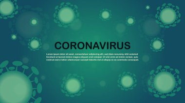 Coronavirus Arkaplan Bilgi Şablonu