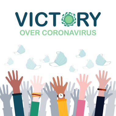 Coronavirus 'a Karşı Zafer Kutlayan İnsanlar