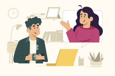 Pankart, poster, web sitesi vs. için evden taşınma konsepti çalışması.