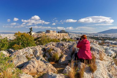 Atina. Akropolis 'teki Parthenon.