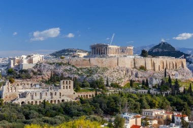 Atina. Akropolis 'teki Parthenon.