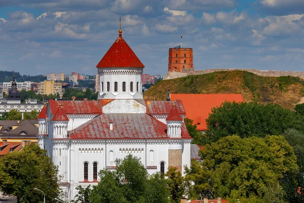 Vilnius. Vista aérea da cidade . — Fotografia de Stock