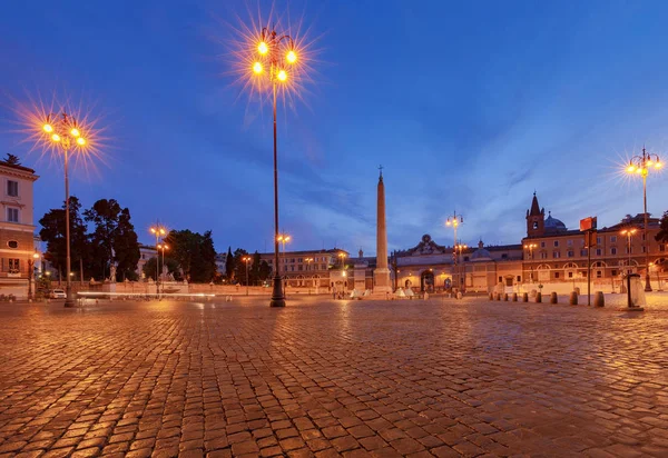 Рим. Piazza del Popolo. — стокове фото