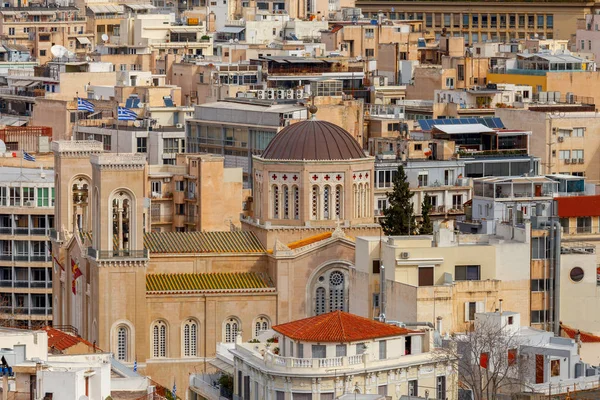 Atenas. Vista aérea de la ciudad . — Foto de Stock