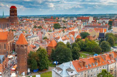 Gdansk. Eski şehir.