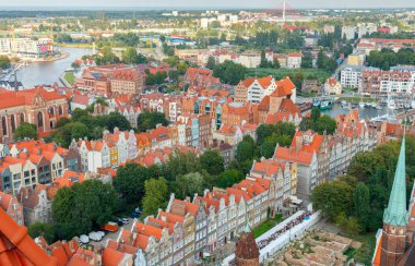 Gdansk. Eski şehir.