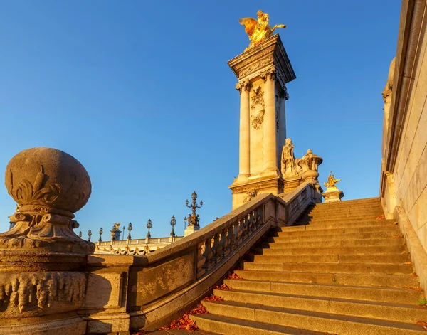 Paris. Ponte Pont Alexandre III . — Fotografia de Stock