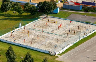 Vilnius. Voleybol kortları.