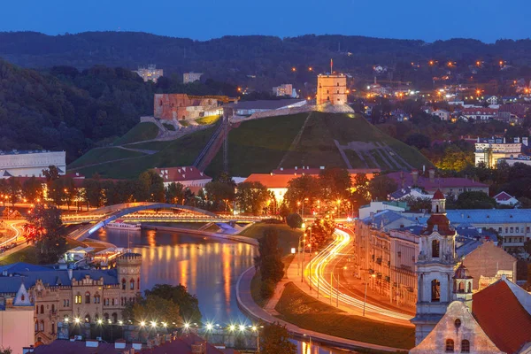 Vilnius. Vista aérea de la ciudad . — Foto de Stock