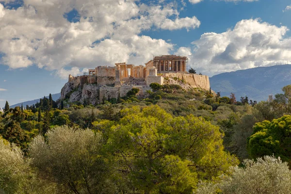 Atenas. El Partenón en la Acrópolis . — Foto de Stock