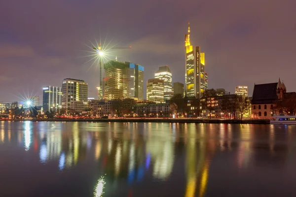 Frankfurt. Skyscrapers of the citys business center. — Stock Photo, Image