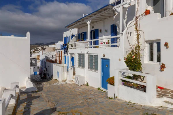 Yunanistan. Mykonos. Tipik mimari.