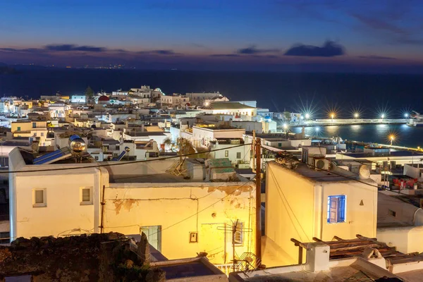 Chora... Mykonos. Vista aérea da cidade . — Fotografia de Stock