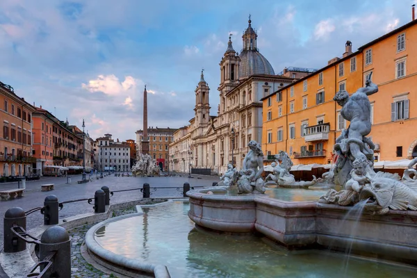 Rome. Navona Square. Piazza Navona. — Stock Fotó