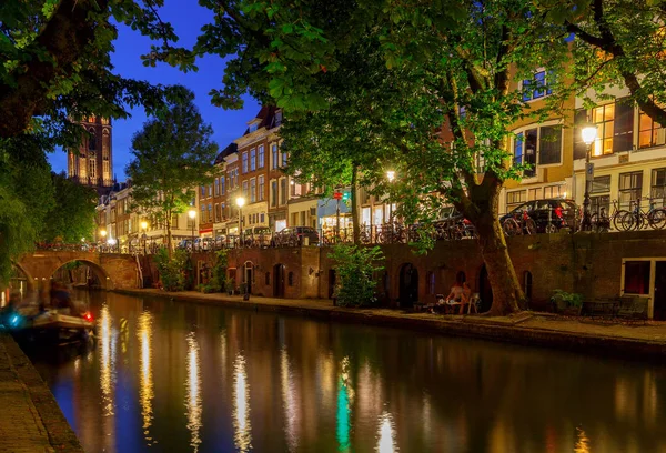 Utrecht. Stadens viktigaste kanalen. — Stockfoto