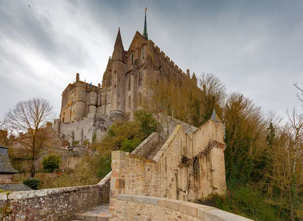 Francie. Opatství Saint Michel. — Stock fotografie