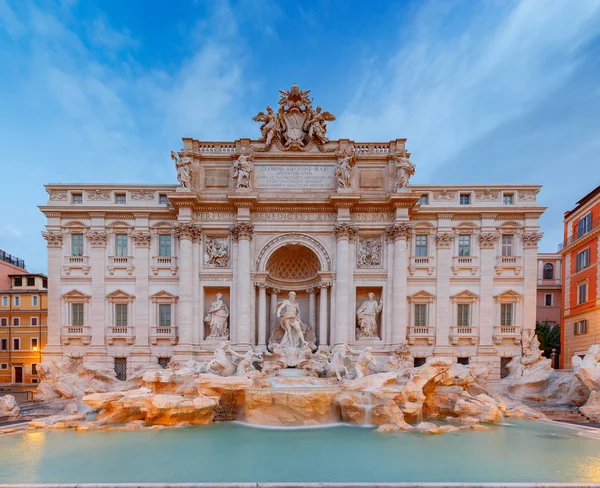 Rome. Trevi fontein. — Stockfoto