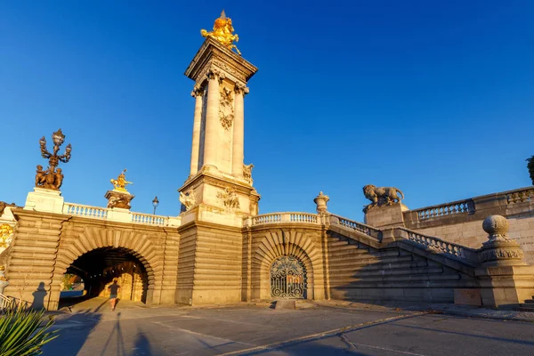 Paris. Ponte Pont Alexandre III . — Fotografia de Stock