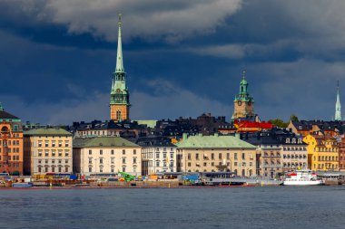 Stockholm. Eski şehir set.