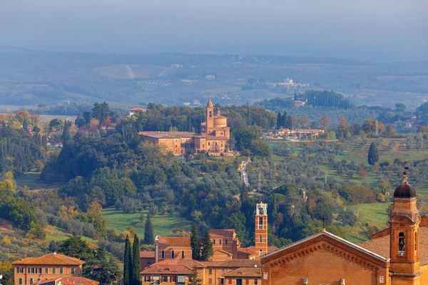 Siena. Blick auf die Altstadt. — Stockfoto