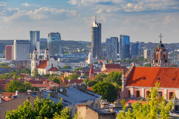 Vilnius. Veduta aerea della città . — Foto Stock