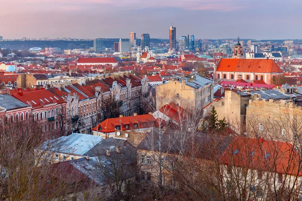 Vilnius. Aerial view of the city. — Stock Photo, Image