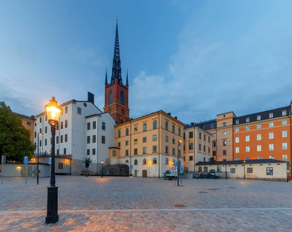 Stockholm. Häuser am Wasser. — Stockfoto