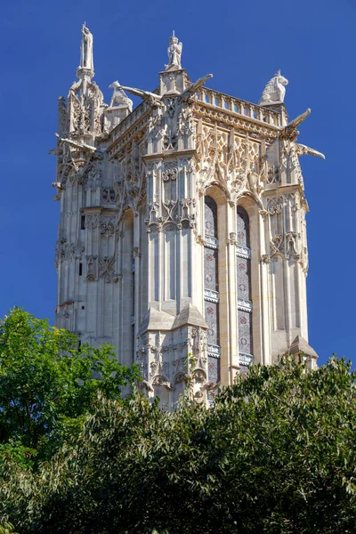 Paris. Tower of Saint Jacques. — Stock Photo, Image