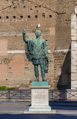 Roma. Eski şehir görünümünü.