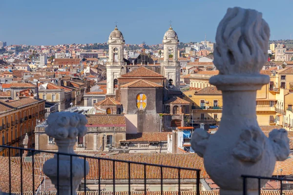 Catania kyrkan av St. Agatha. — Stockfoto