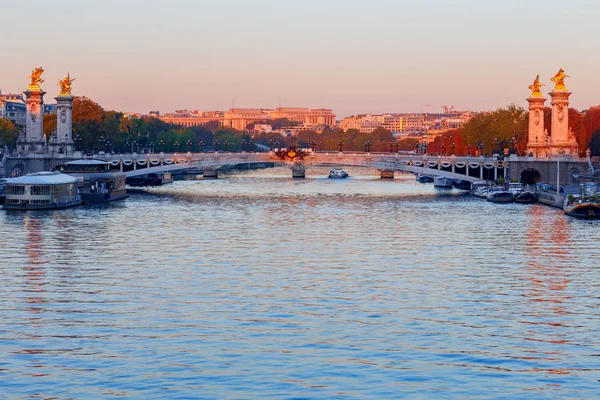 Parigi. Ponte Pont Alexandre III . — Foto Stock