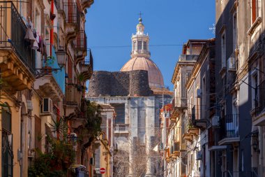 Catania. Old Town Caddesi.