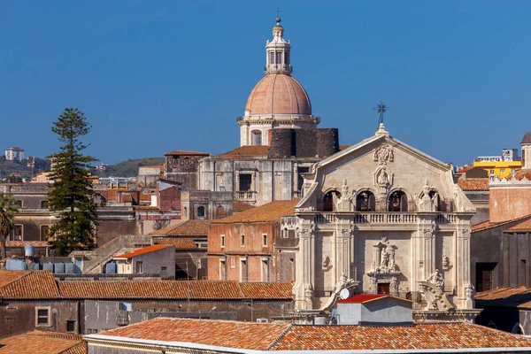 Catania kerk van St. Agatha. — Stockfoto