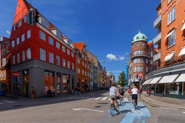 Copenaghen. Vecchia strada medievale . — Foto Stock