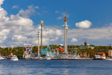 Stockholm. Grona Lund Eğlence Parkı.