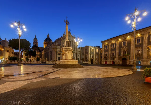 Catania. Catedral de Santa Ágata. — Foto de Stock
