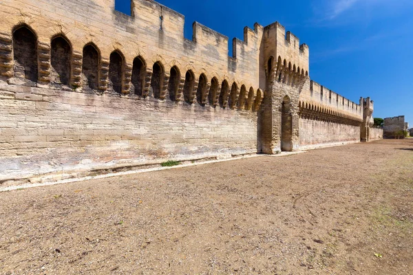 Avignon. The old fortress wall around the city.