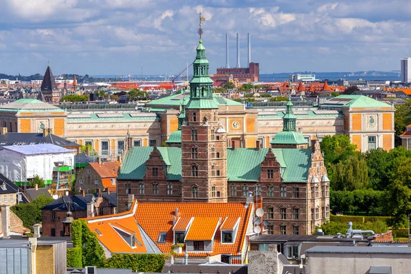 Copenaghen. Veduta aerea della città. — Foto Stock