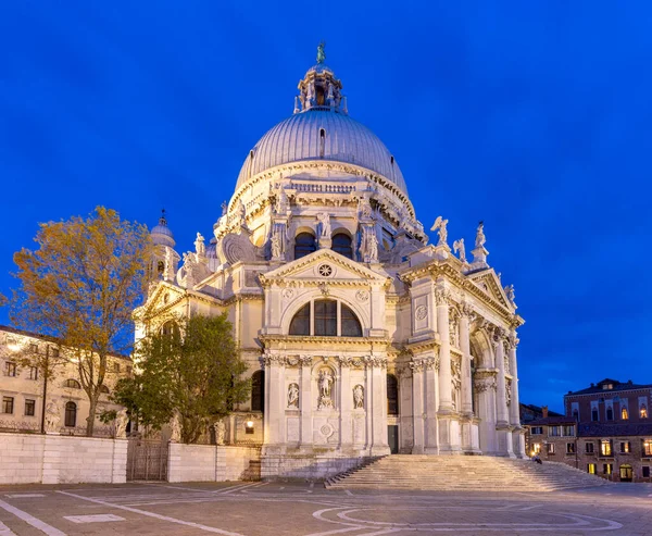 Venice. Church of Santa Maria della Salute at sunset. — Stock Photo, Image