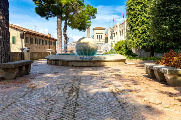 República de San Marino. Praça da Cidade Velha . — Fotografia de Stock