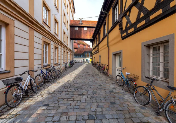 Bamberg. Calle de la ciudad vieja. — Foto de Stock
