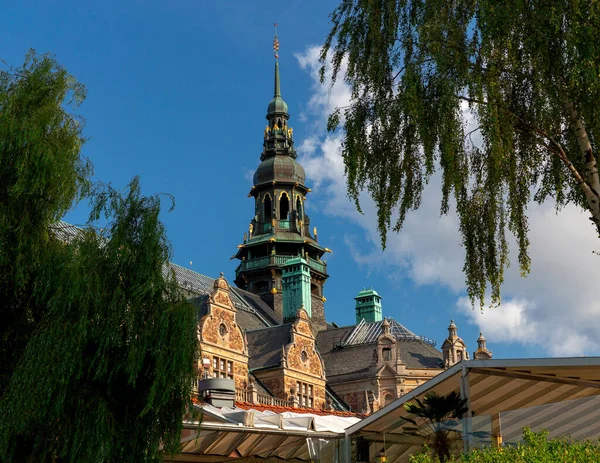 Oude houten toren. Stockholm Zweden — Stockfoto