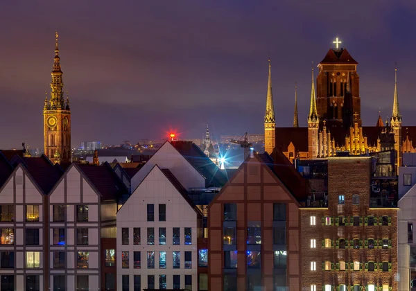 Danzig. Kirche der Jungfrau Maria. — Stockfoto